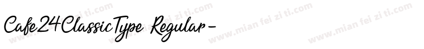Cafe24ClassicType Regular字体转换